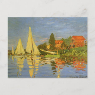 Regatta at Argenteuil by Claude Monet Postcard