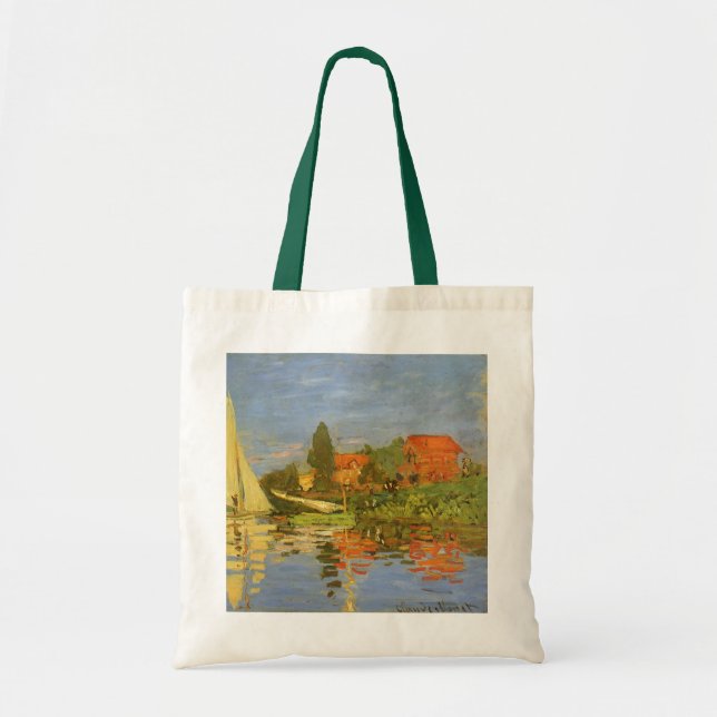 Regatta at Argenteuil by Claude Monet Tote Bag (Front)