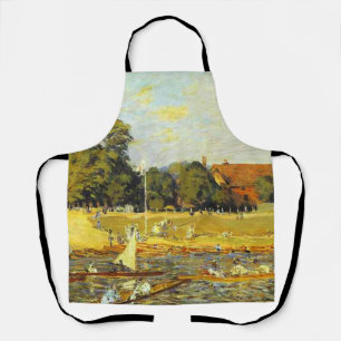 Regatta at Hampton Court Alfred Sisley Poster Apron