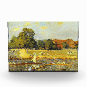 Regatta at Hampton Court Alfred Sisley Poster Photo Block