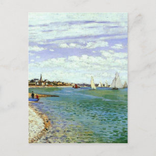 Regatta at Sainte-Adresse by Claude Monet Postcard
