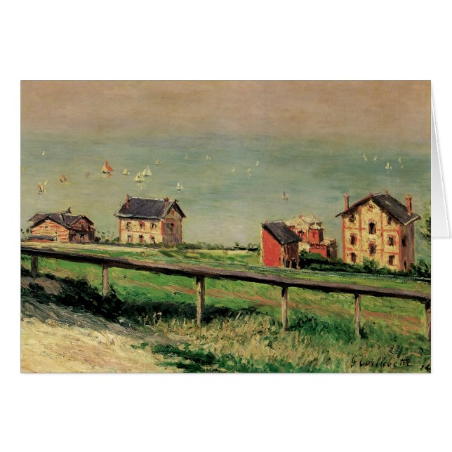 Regatta at Villerville by Gustave Caillebotte (Front Horizontal)