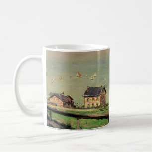 Regatta at Villerville by Gustave Caillebotte Coffee Mug