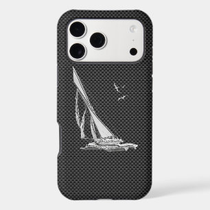 Regatta Sailboat on Carbon Fiber Style