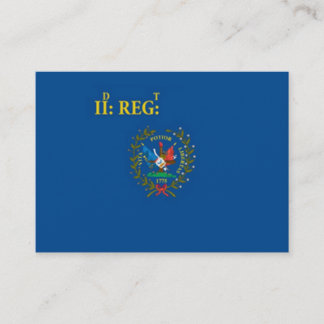 Regemental Colours Business Card