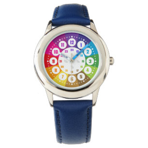 Regenbogen Armbanduhr mit Bruchzahlen RBK24-Ma-BZ Watch