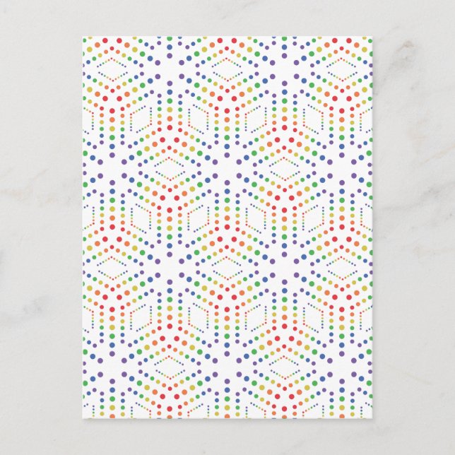 regenbogen grafisch postcard (Front)