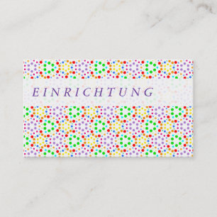 Regenbogen Visitenkarten Business Card