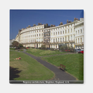 Regency architecture, Brighton, England, U.K. Magnet