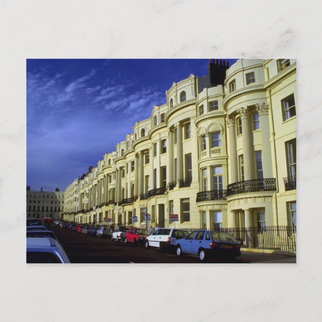 Regency architecture, Brighton, England, U.K. Postcard (Front)