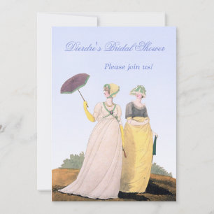 Regency Custom Wedding Bridal Shower Invitations