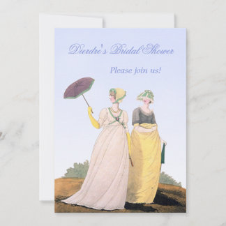 Regency Custom Wedding Bridal Shower Invitations