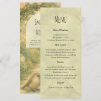 Regency English Garden Lovebirds Wedding