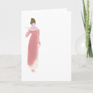 Regency fashion greeting card for all occasions