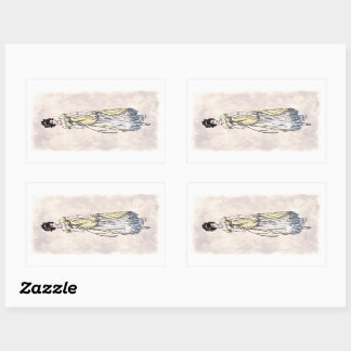 Regency Fashion - Lady #1 - 4 Sticker Sheet