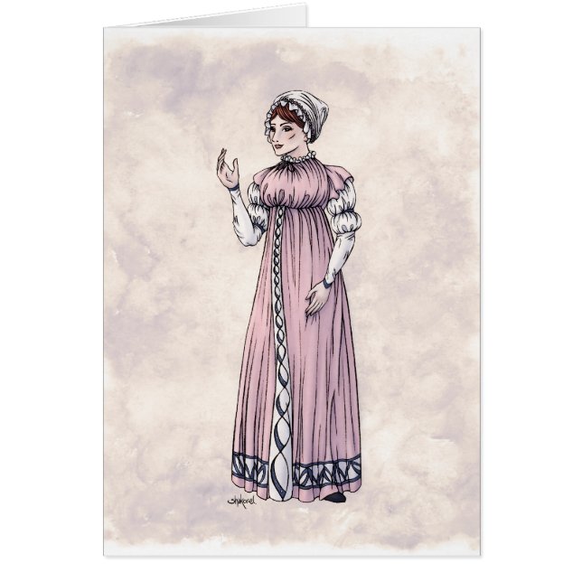 Regency Fashion - Lady #6 - Art Card (Front)