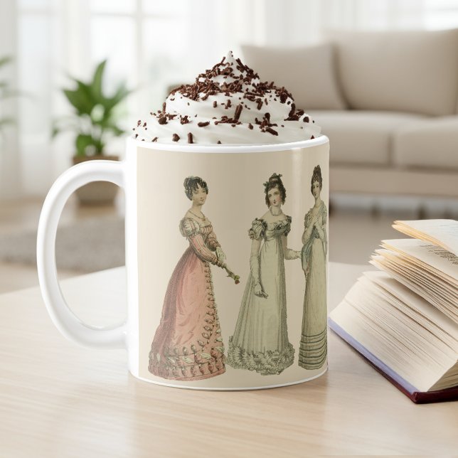 Regency Fashion Mug for Jane Austen Fans (Creator Uploaded)