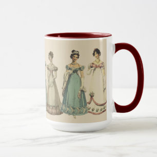 Regency Fashion Mug for Jane Austen Fans