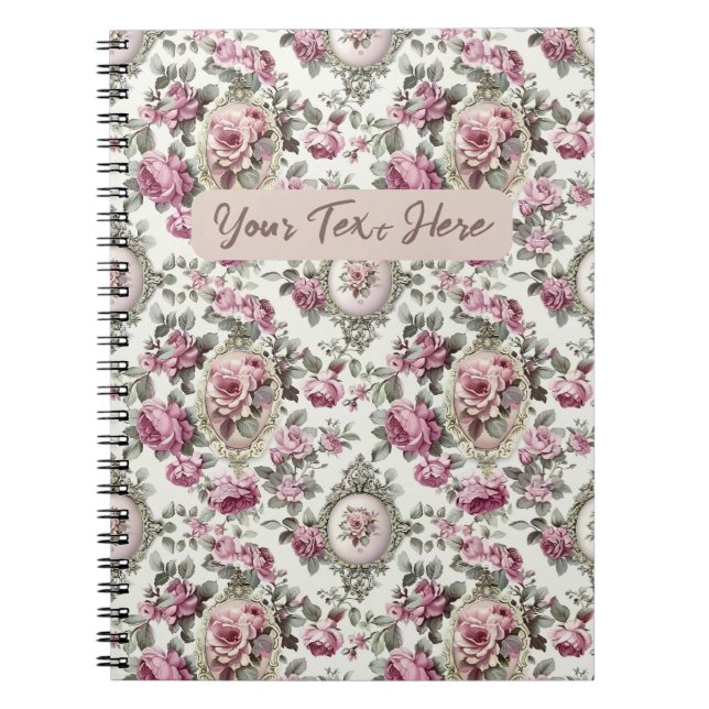 Regency Inspired Personalised Notebook (Front)
