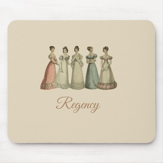 Regency Ladies Mousepad for Jane Austen Fans (Front)