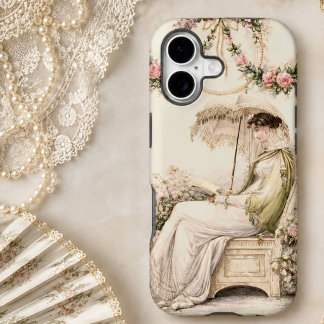 Regency Rose Garden Reading Lady