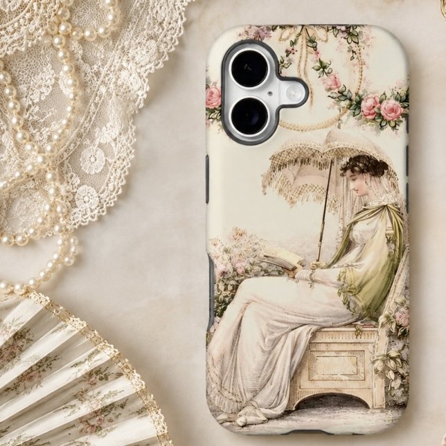 Regency Rose Garden Reading Lady (Creator Uploaded)