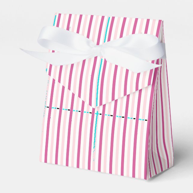 Regency Stripes Favour Box (Front Side)