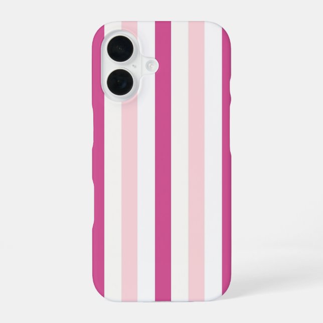 Regency Stripes iPhone 16 Case (Back)