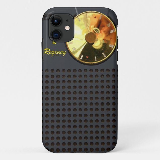 Regency Transistor Radio iPhone Case (Back)