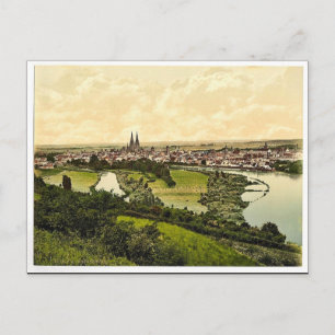 Regensburg, Bavaria, Germany classic Photochrom Postcard