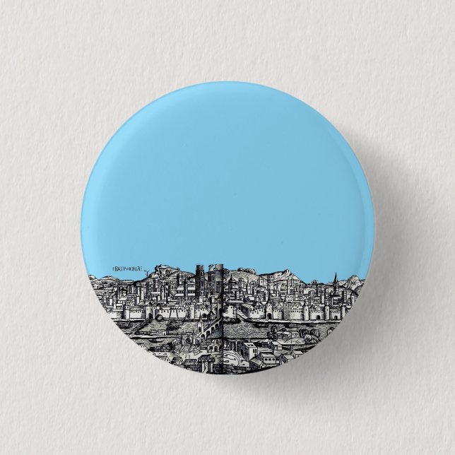 Regensburg city in eastern Bavaria 3 Cm Round Badge (Front)