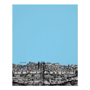 Regensburg city in eastern Bavaria Poster