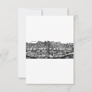 Regensburg city in eastern Bavaria Thank You Card