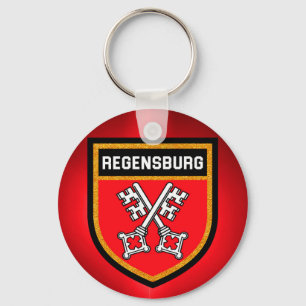 Regensburg Flag Key Ring