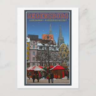 Regensburg Kohlenmarkt Postcard