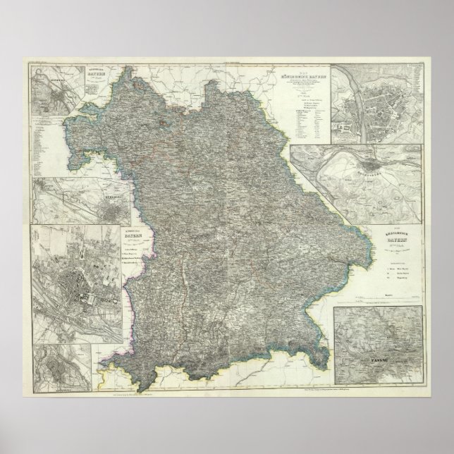 Regensburg Region of Germany Poster (Front)