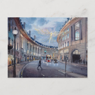 Regent Street, London Postcard