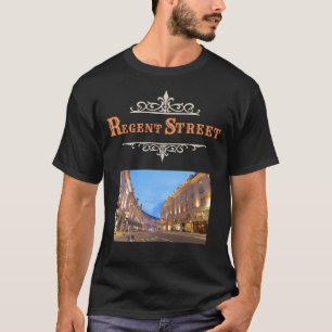 Regent Street Men's T-Shirt in Black