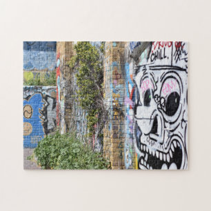 Regent's Canal Graffiti London England UK Jigsaw Puzzle