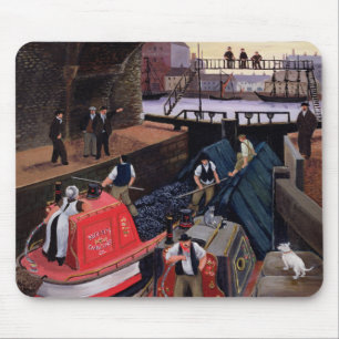 Regent's Canal Lock Mouse Pad