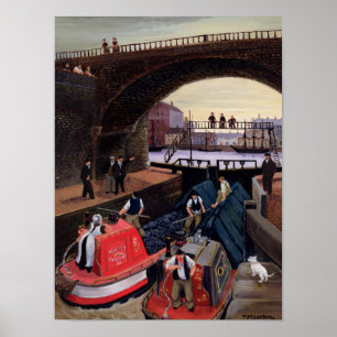 Regent's Canal Lock Poster