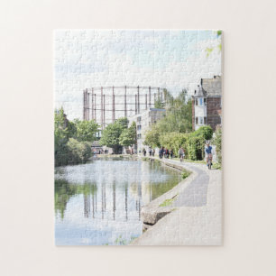 Regent's Canal Reflection London England UK Jigsaw Puzzle