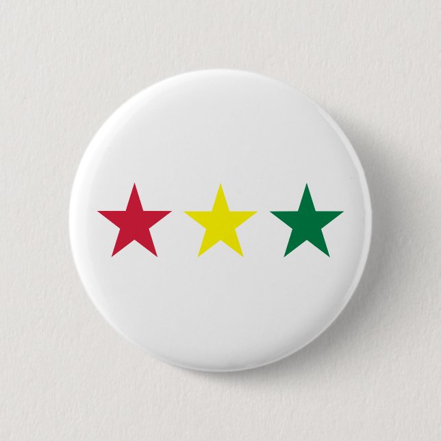 Reggae 6 Cm Round Badge (Front)