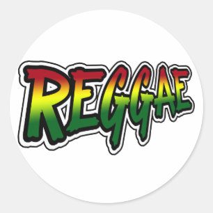 REGGAE CLASSIC ROUND STICKER