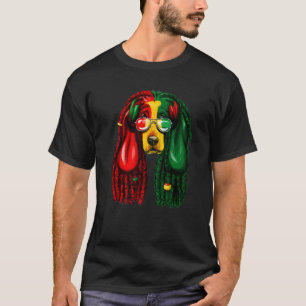 Reggae Cool Basset Dreadlocks Dreads Rasta Rastafa T-Shirt
