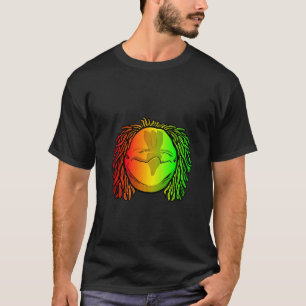 Reggae Cool Dolphin Dreadlocks Dreads Rastafarian T-Shirt
