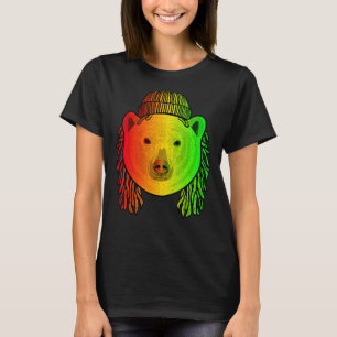 Reggae Cool Polar Bear Dreads Dreadlocks Polar Bea T-Shirt