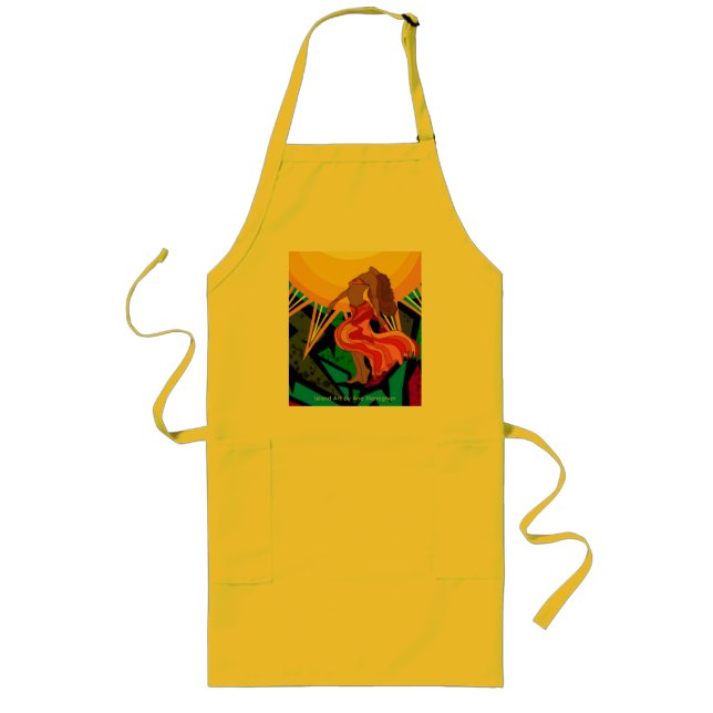 Reggae Dancer  Long Apron (Front)