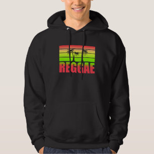 Reggae Flag Jamaican Vacation Wah Gwan Rasta Rude Hoodie