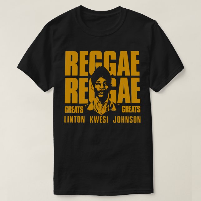 Reggae Greats Linton Kwesi Johnson LKJ T-Shirt (Design Front)